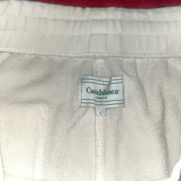 Casablanca Casa Way White Sweatpants Joggers Size Large